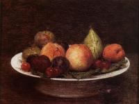Fantin-Latour, Henri - Plate of Fruit